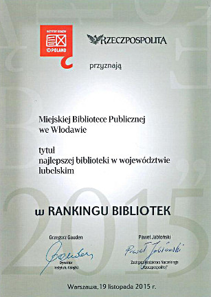Ranking Bibliotek 2015
