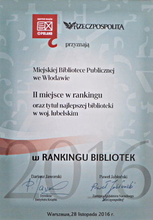 Ranking Bibliotek 2016